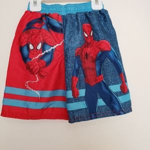 Toddler 2T boys spiderman swim trunk/pant